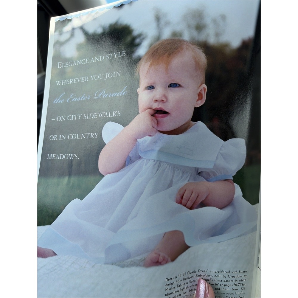 Creative Needle February 2008 Springtime Smocking Magazine Pattern Included - Picture 3 of 4